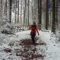 2022 April Wetter - Klettern im Schnee